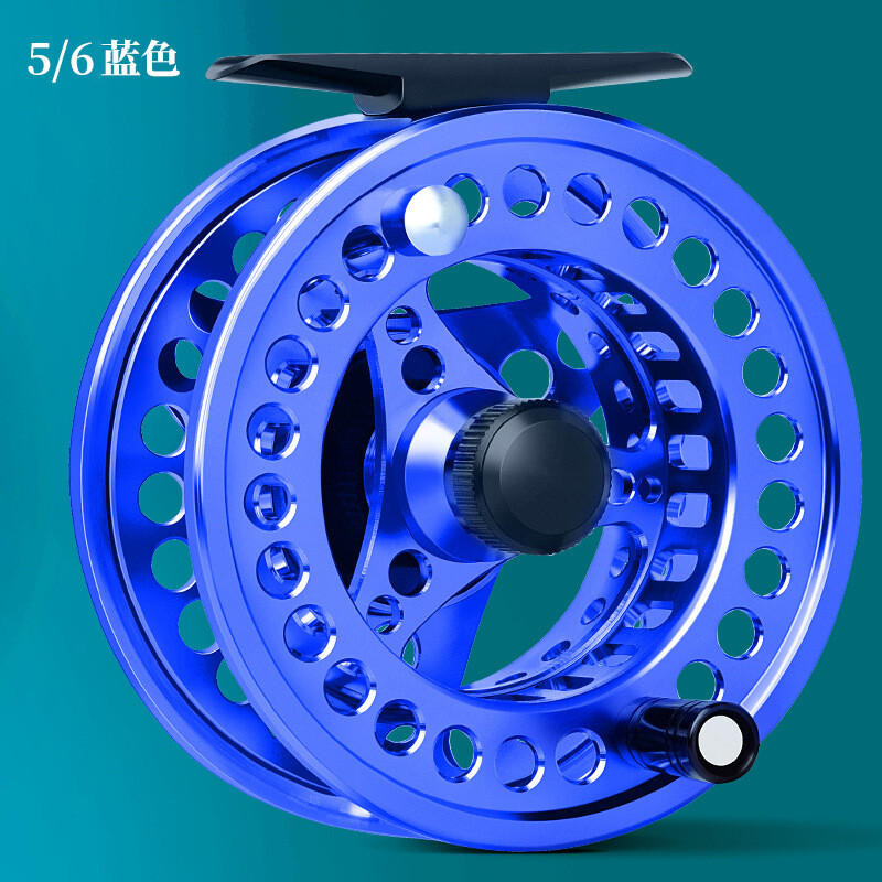 Fly Fishing Reel 5/6 Metal Aluminium Alloy Lightweight Ice Fishing Reel