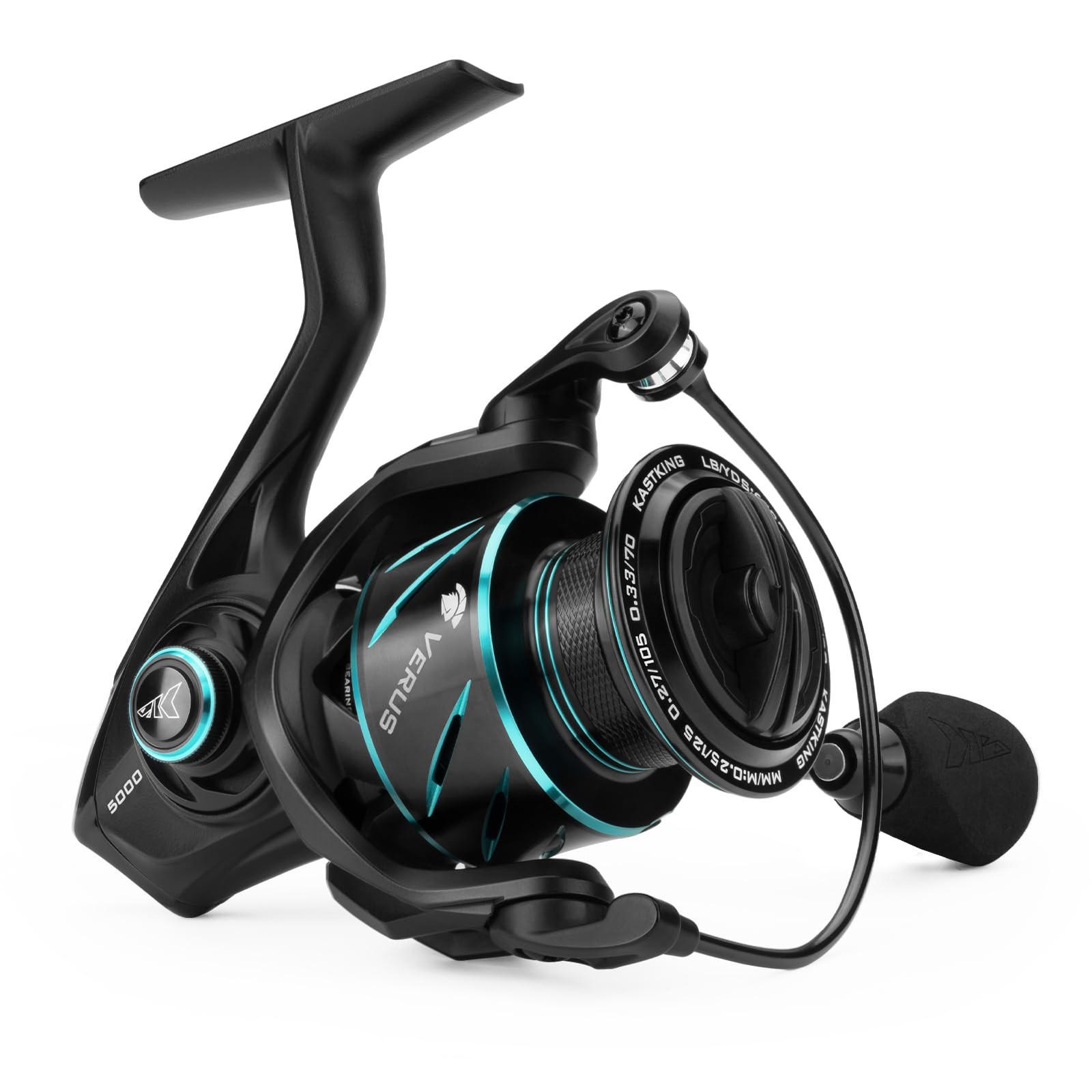 Kastking Verus Spinning Fishing Reel Size 5000 Black 6.21