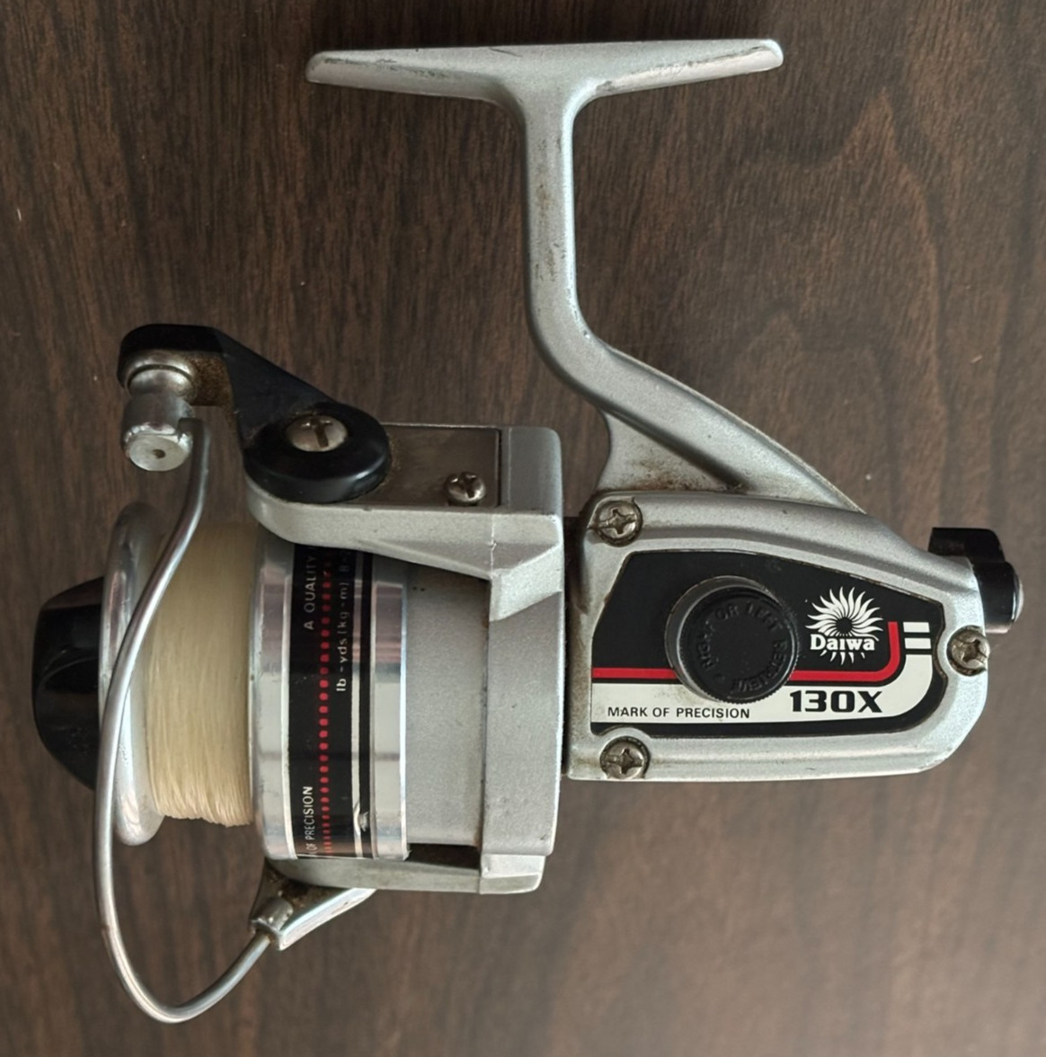 Vintage DAIWA 130X Coil Spring Loaded Drag Fishing Spinning Reel