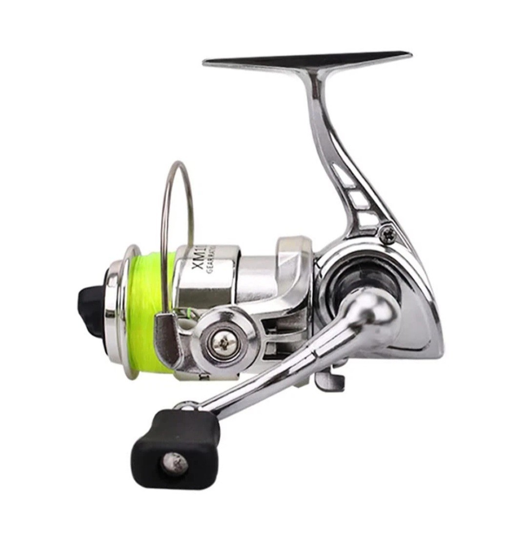 Mini Spinning Reel, 4.3:1 Gear Metal Fishing Reel, Small Compact Fishing Reel…