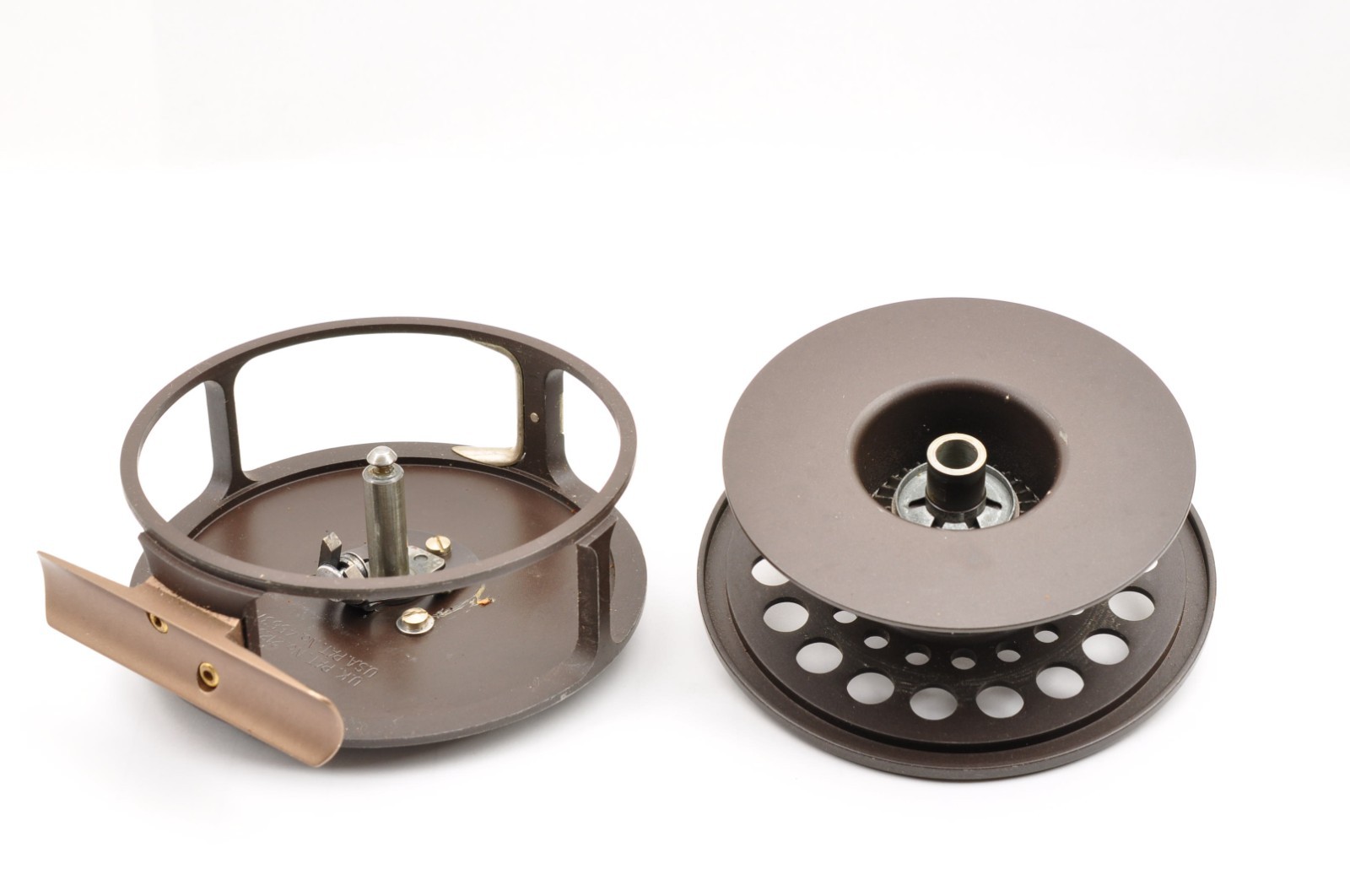Hardy The Golden Prince 7/8 Brown 120g DT7F + 160yd Used Fly Reels Fishing Japan