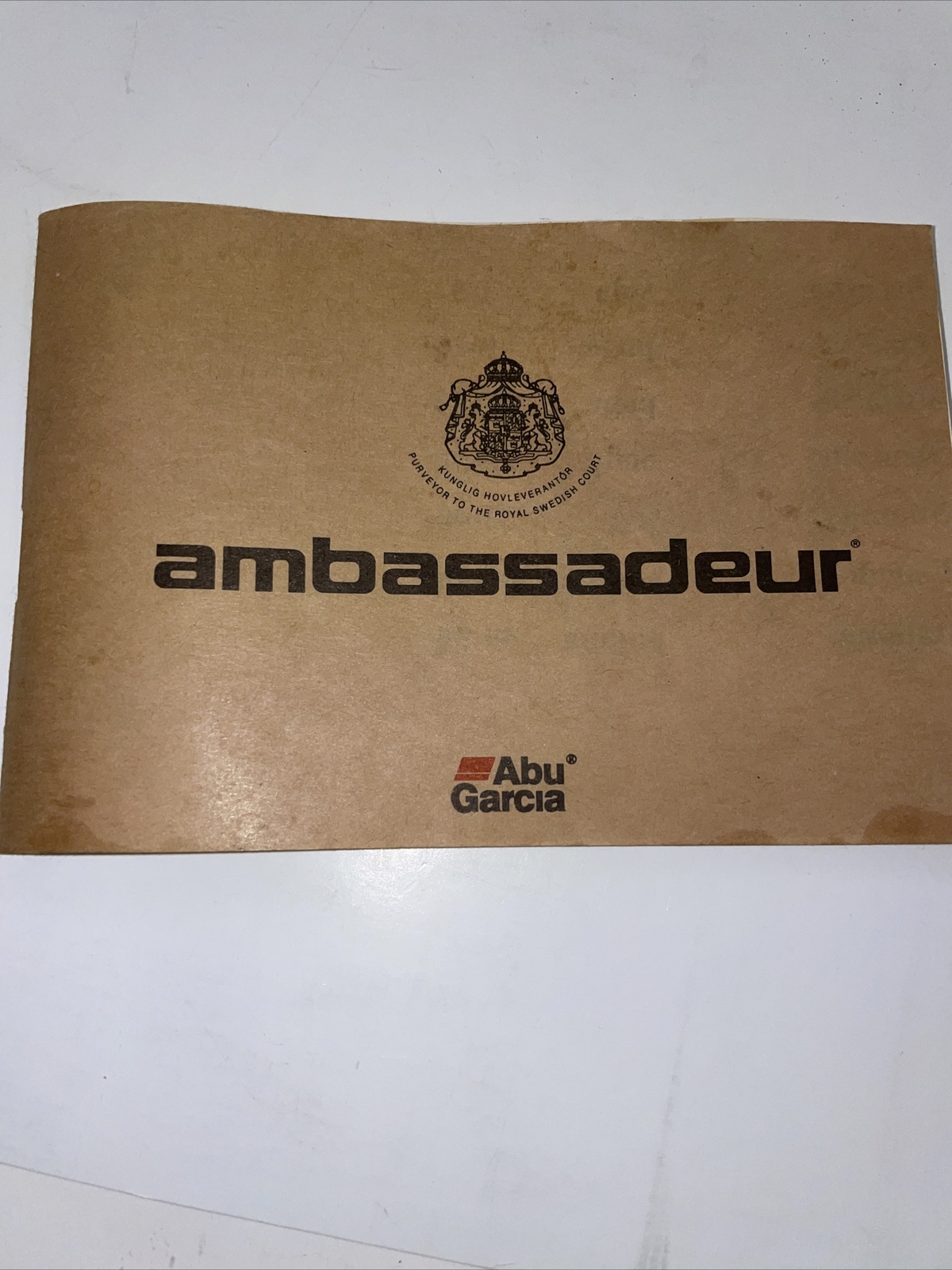 Manual Abu Garcia Ambassadeur Fishing Reel