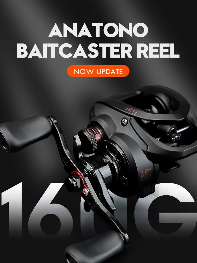 Ultralight Baitcasting Fishing Reel 160g 7.2:1 Gear Ratio 6KG Drag BFS Saltwater