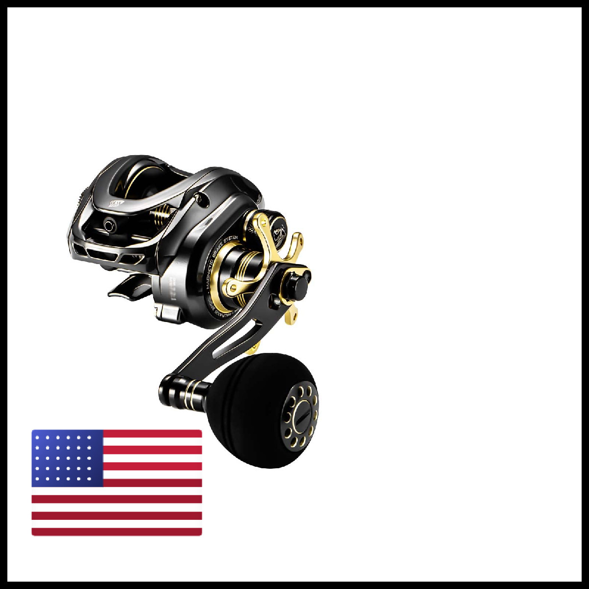 Doviello Gka300 Baitcaster Reels 91Bb 20Lb Drag Deep Spool Baitcasting Super