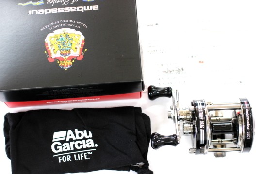 Abu Garcia Ambassadeur 5501 Striper Baitcasting Reel Black, Classic Fishing Gear