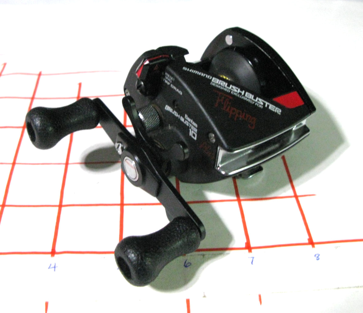 Shimano Bantam Brush Buster 10 Flippin‘ Reel, Fightin‘ Drg, Star Drg, Japan-Mint