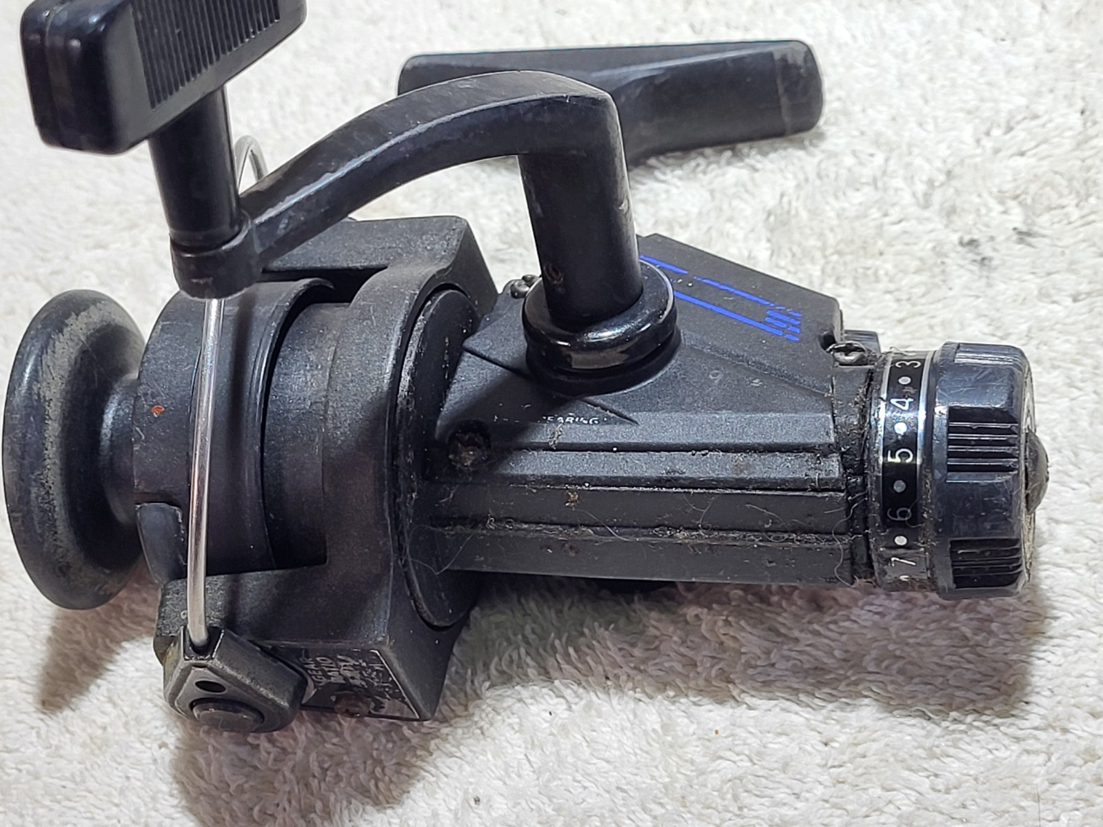 Shakespeare Alpha XSG, 3230 Open Face Spinning Reel, Graphite, See Pictures, VG