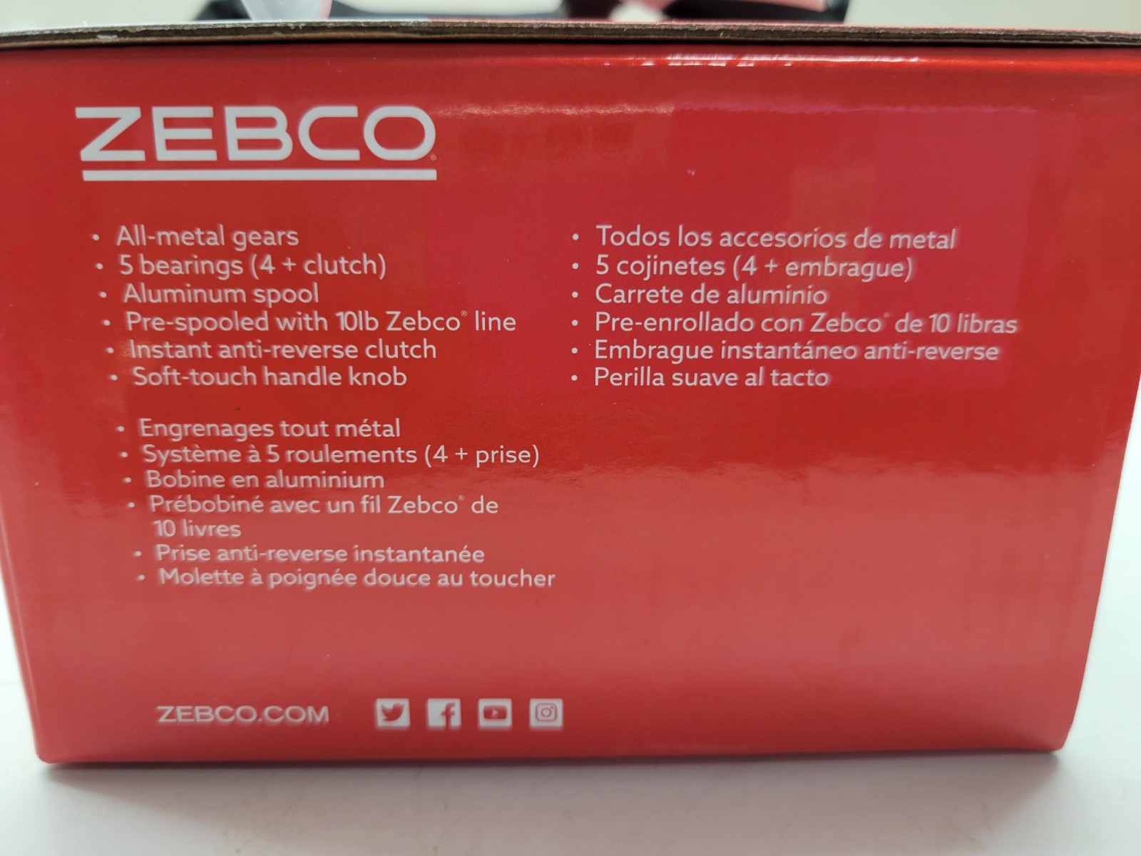 Spinning Fishing Reel Zebco Roam Size 20 5.2:1 Gear Ratio