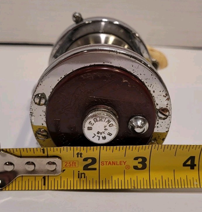 Vtg Penn Squidder No 140 Conventional Saltwater Fishing Reel Steel Ball Bearings