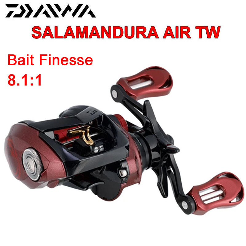 2023 DAIWA SALAMANDURA AIR TW Bait Finesse Fishing Reel Low Profile Casting Reel