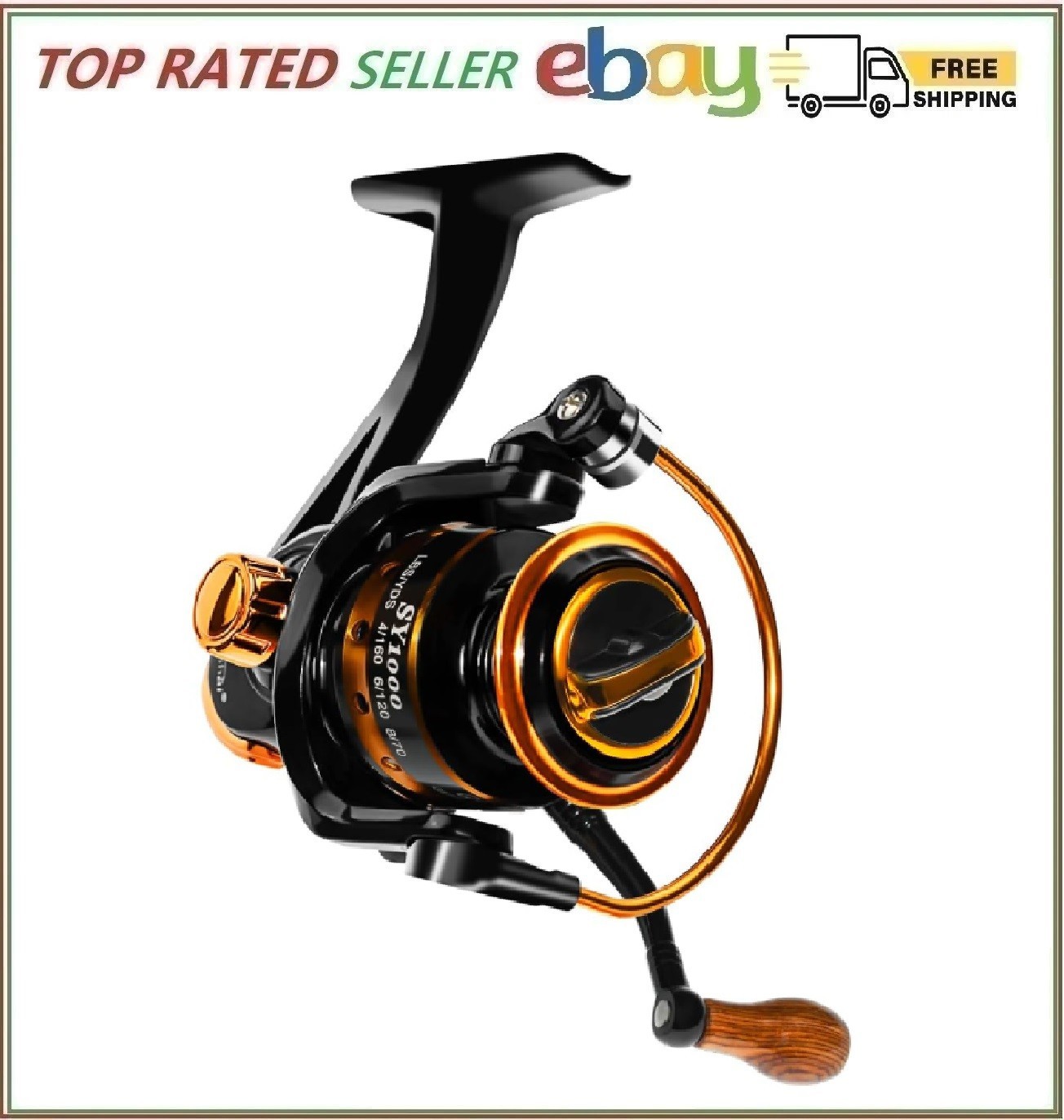 Ultralight Spinning Fishing Reel 1000, 12+1 BB, 5.21 High~Speed