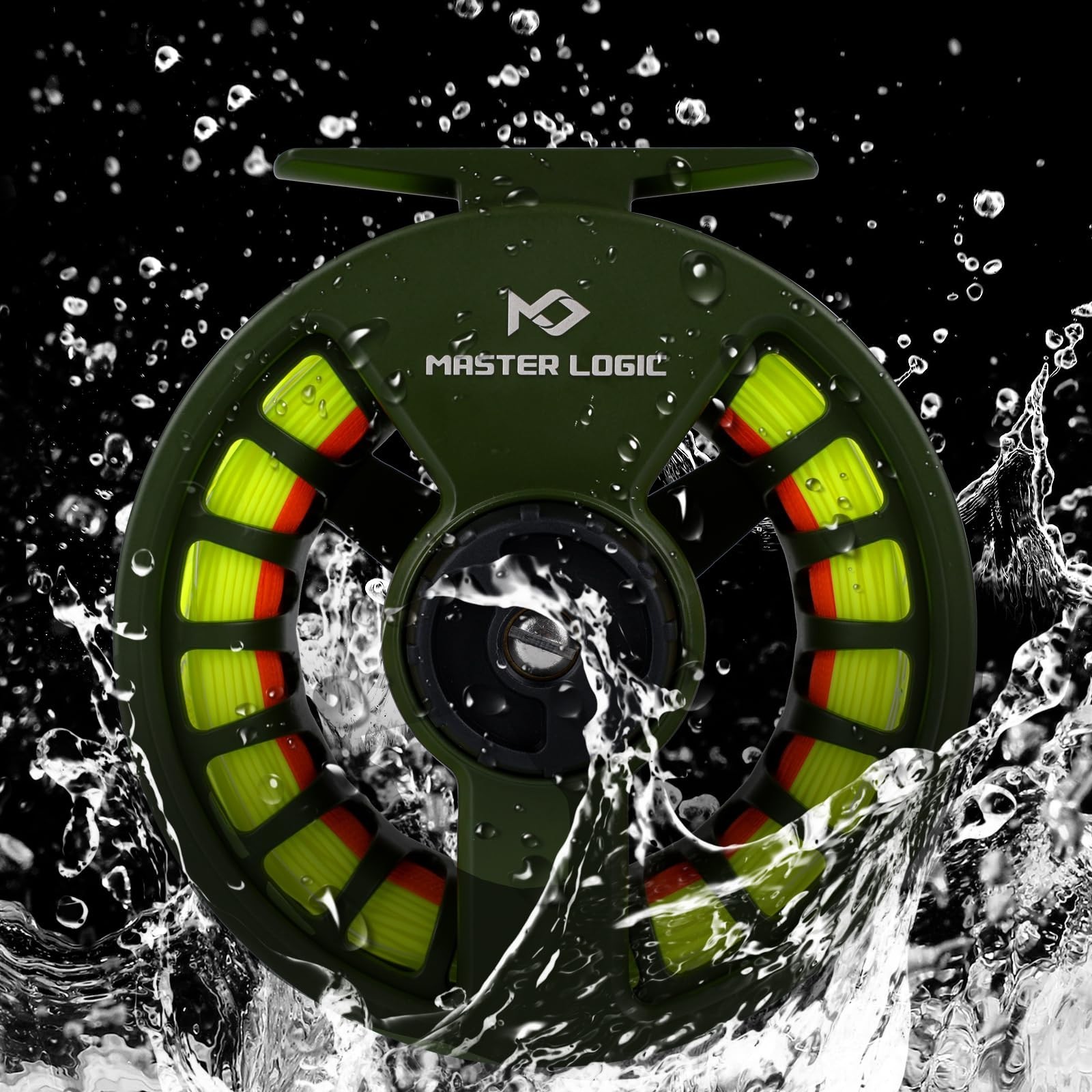 Lightweight Aluminum Fly Fishing Reel 5/6wt – Pre-Loaded Line, Freshwater/Saltwa