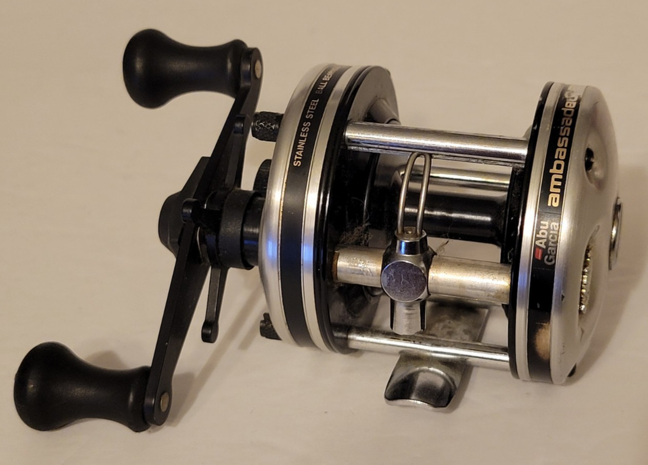 Vintage Abu Garcia Ambassadeur 5500C Fishing Reel Made In Sweden Used Condition