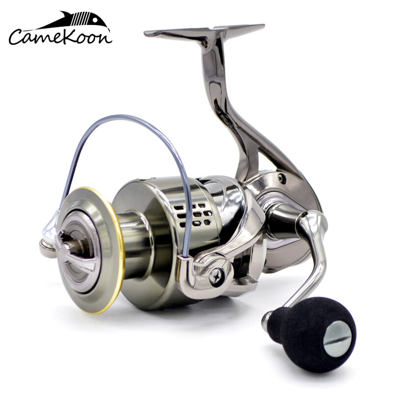 Ultra Smooth 9+1 Bearings Spinning Reel Aluminum Body Powerful Saltwater Fishing