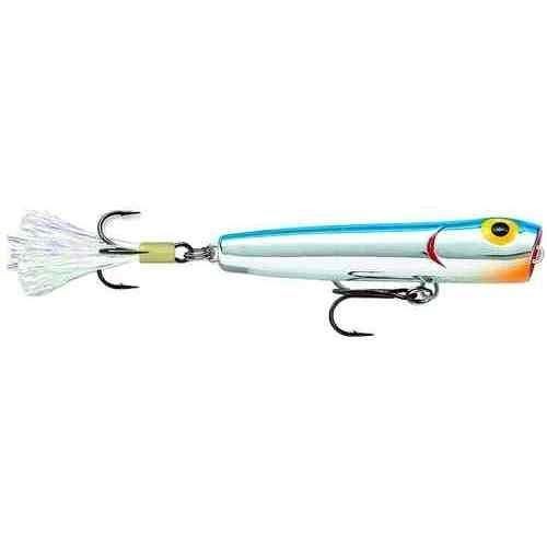 RAPALA Storm Rattlin Chug Bug 8cm 10g Metallic Silver Blue Back Used