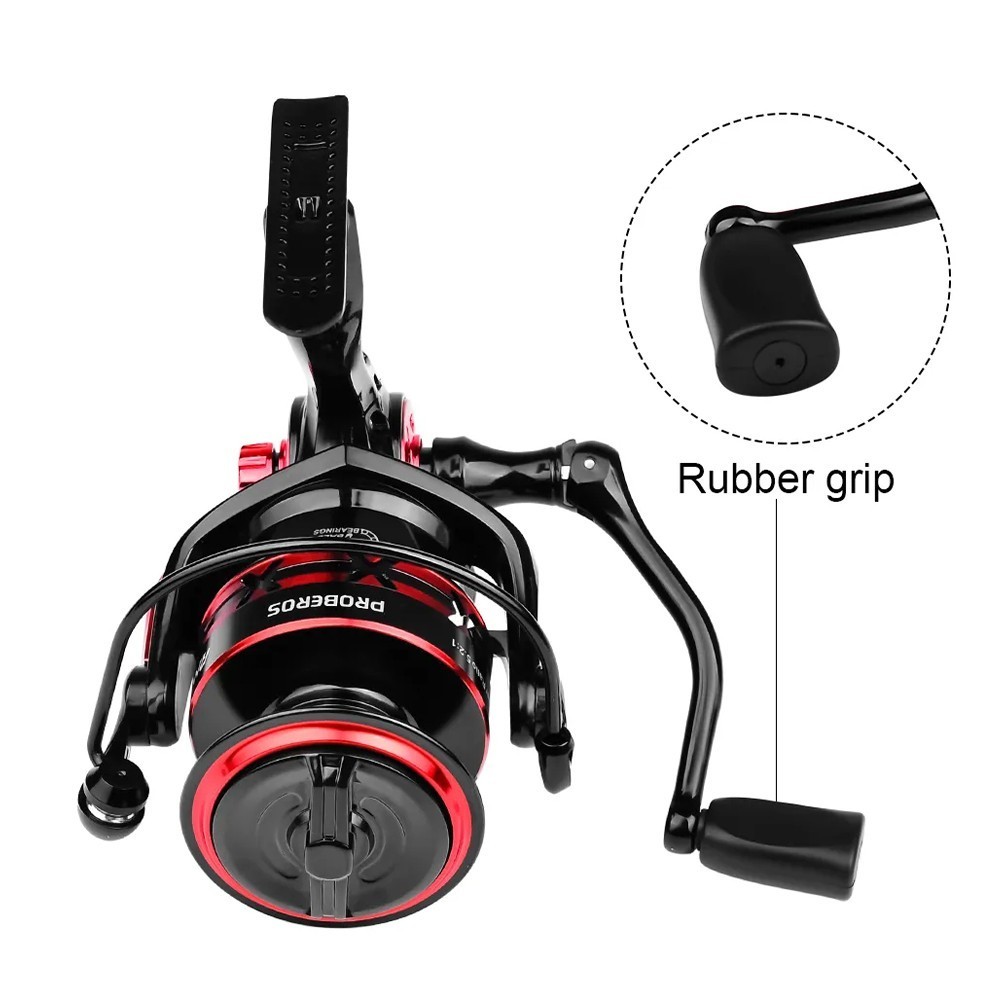 1000-6000 Spinning Reel Metal Spool Fishing Reel 9KG Drag 5.2:1 Spinning Wheel