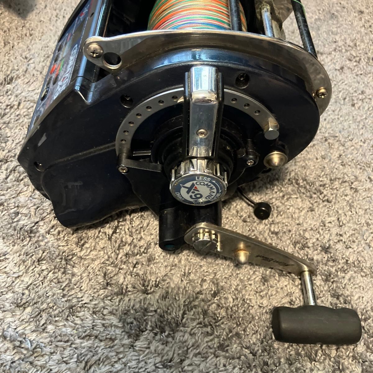 MIYA EPOCH COMMAND X-9HP Electric Reel DC12V Poor Condition