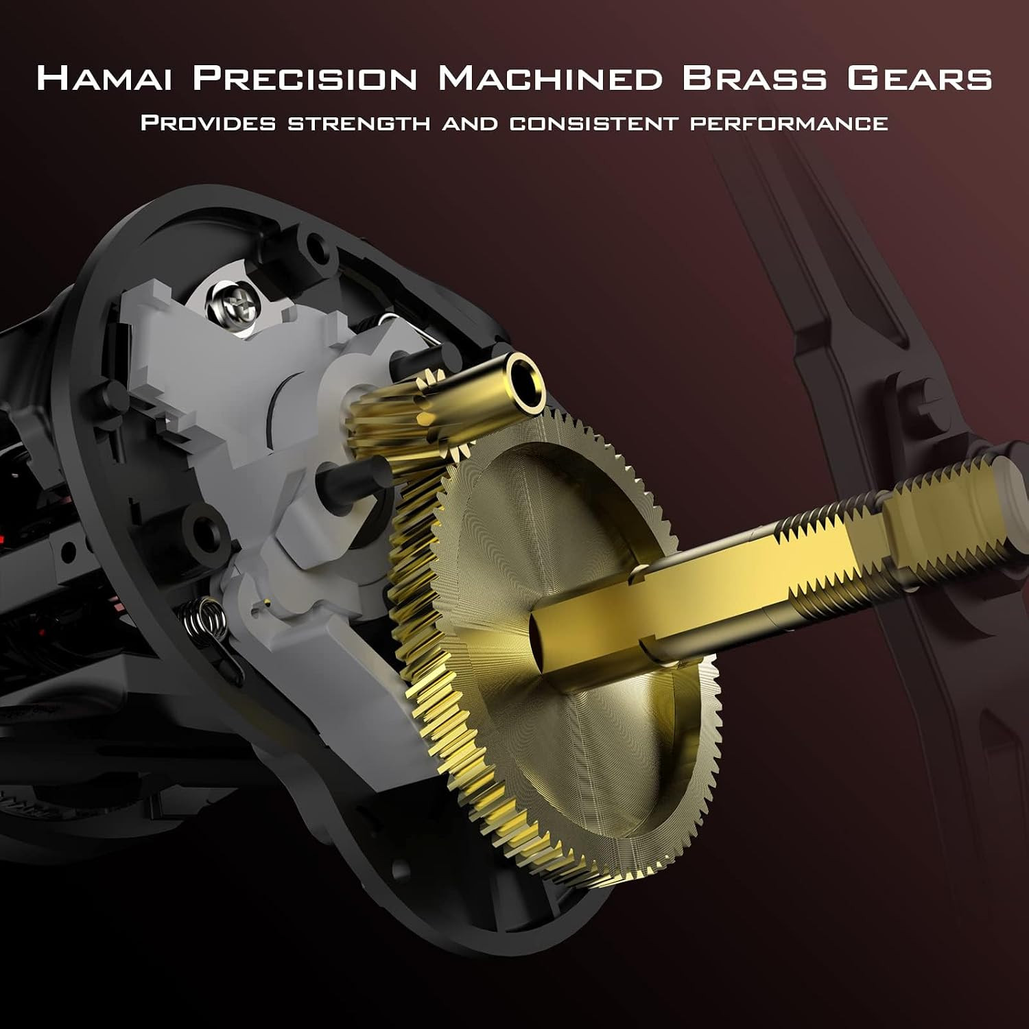 Brutus Baitcasting Fishing Reels, 7.2:1 Gear Ratio | Max Drag: 17.6 Lb, 5+1 BB,
