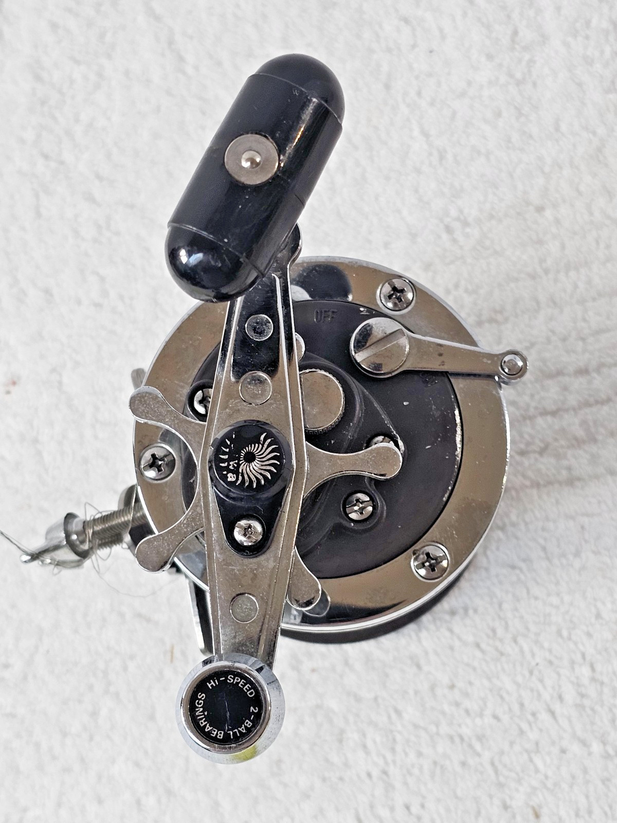 Daiwa Sealine 47H Trolling Reel SPOOLED WIRE LINE Japan – No Guide Grooves!