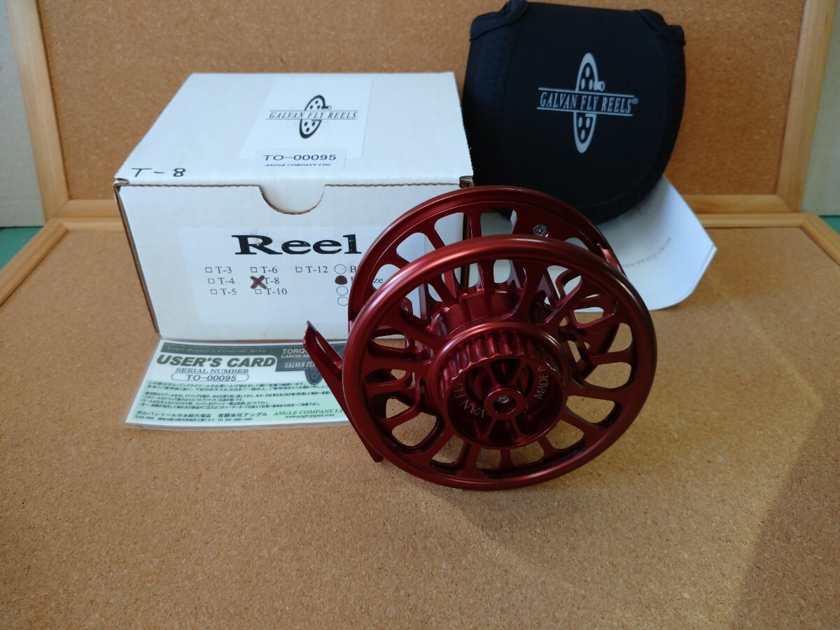Galvan Torque T-8 Bronze Fly Fishing Reel Right Left Hand W/ Box Pouch „Unused“