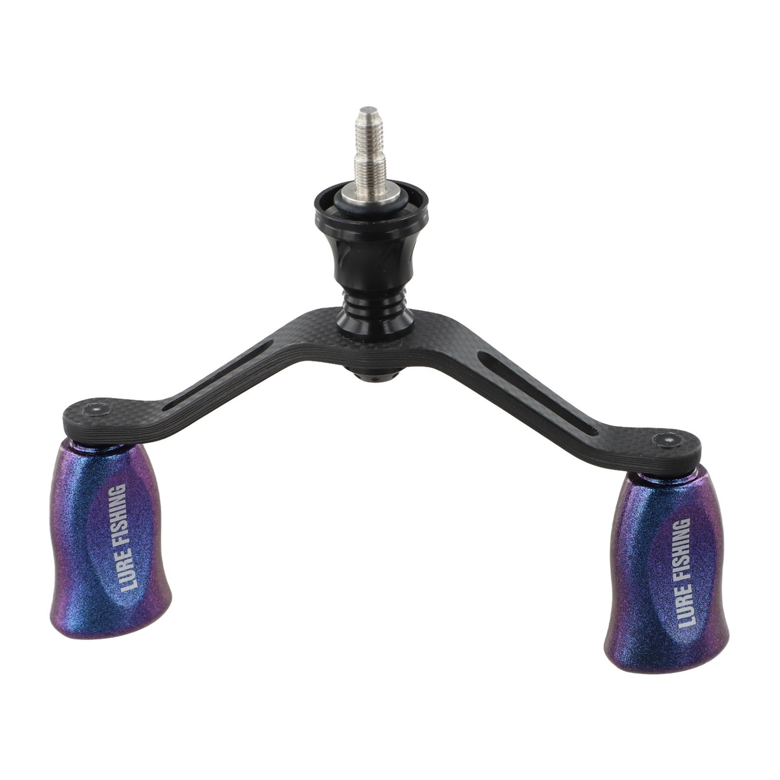Carbon Fibre Handle Double Rocker Handle Reel Customization 12 Color Choices