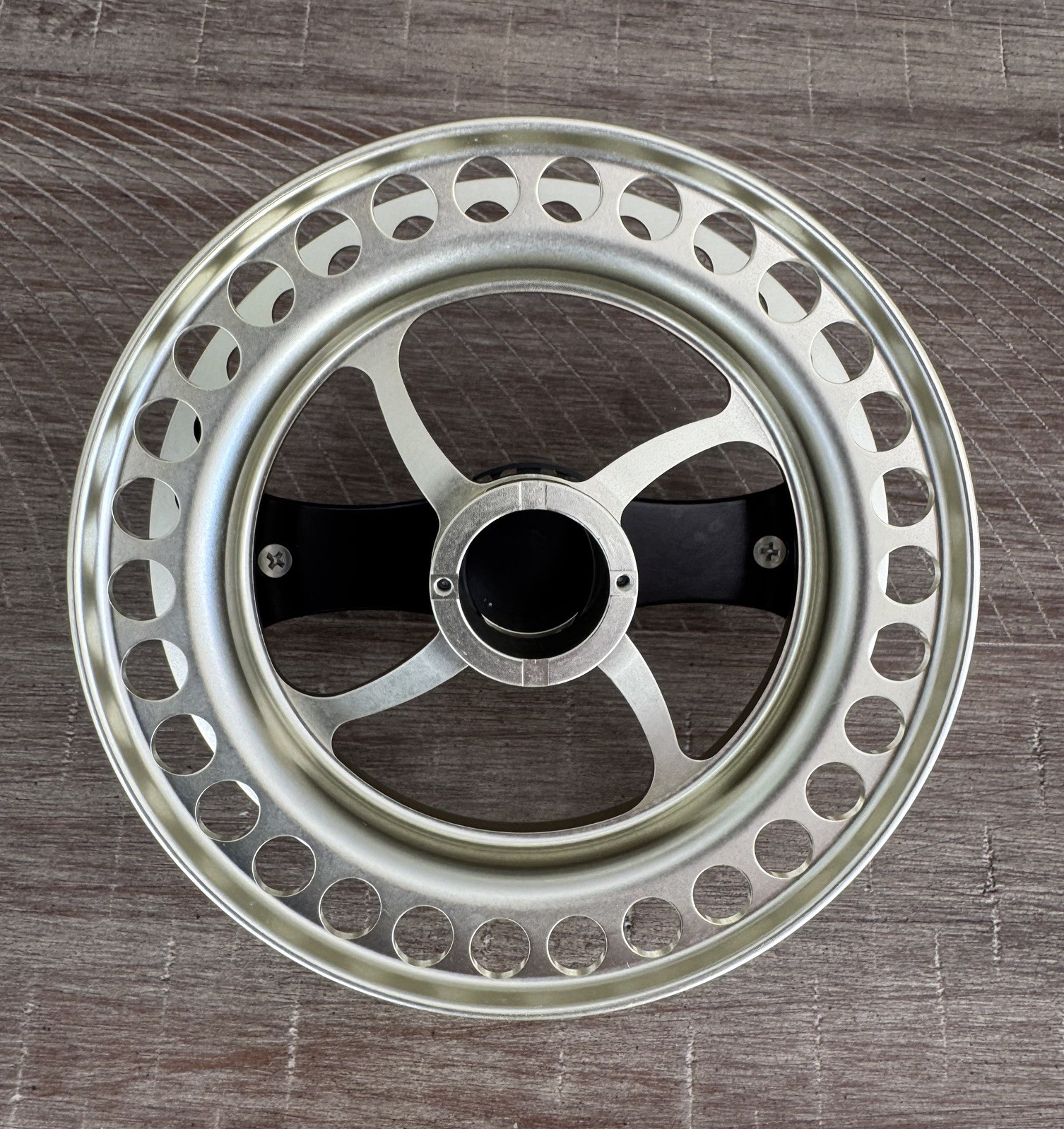 New (Unused) Ross Flow Centerpin Fly Reel w/Original Box/Pouch/Paperwork