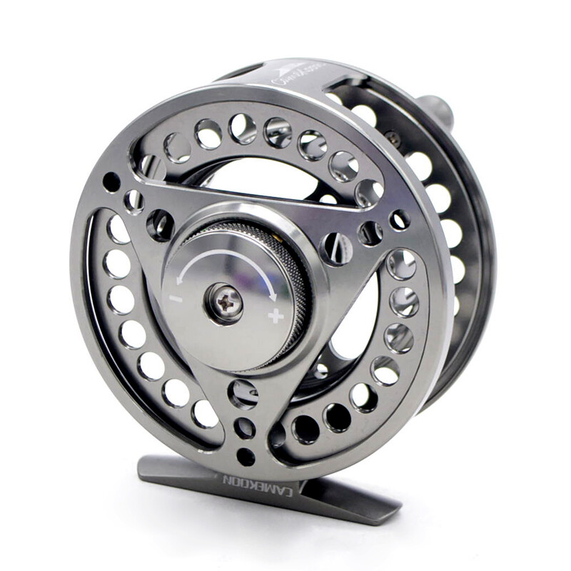 5/6 Weight Fly Fishing Reel Large Arbor with CNC-Machined Aluminum Body & Spool
