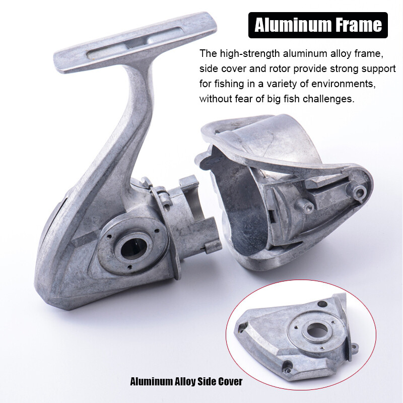 Spinning Reel Saltwater Fishing with Aluminum Frame and Rotor 11+1 Ball Bearings