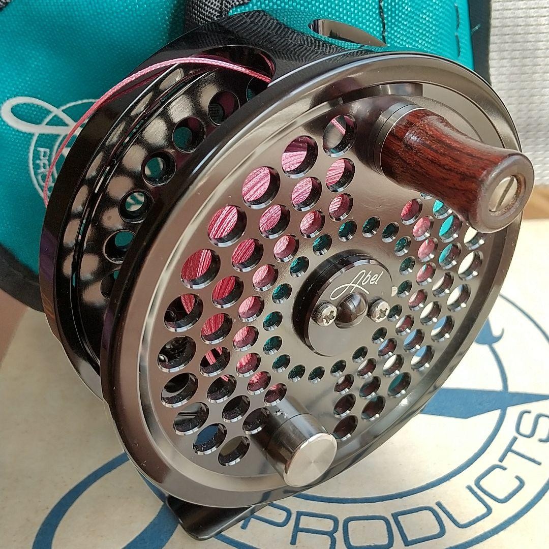 Abel TR-3 Fly Reel Black w/ Box Case Manual Spare Parts from Japan
