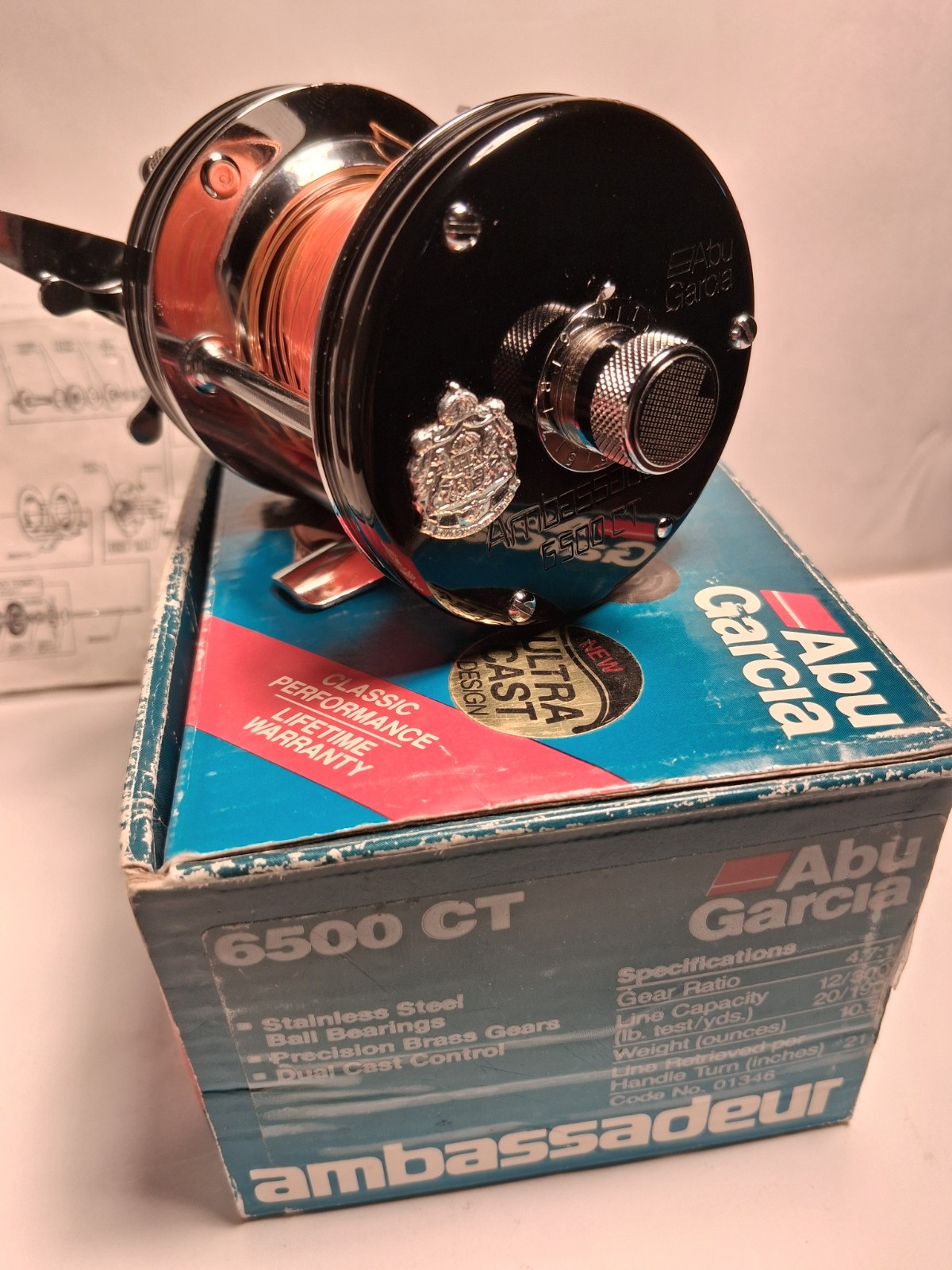 abu garcia ambassadeur 6500 CT (Modified UK Market Multipliers) Tournament Cast