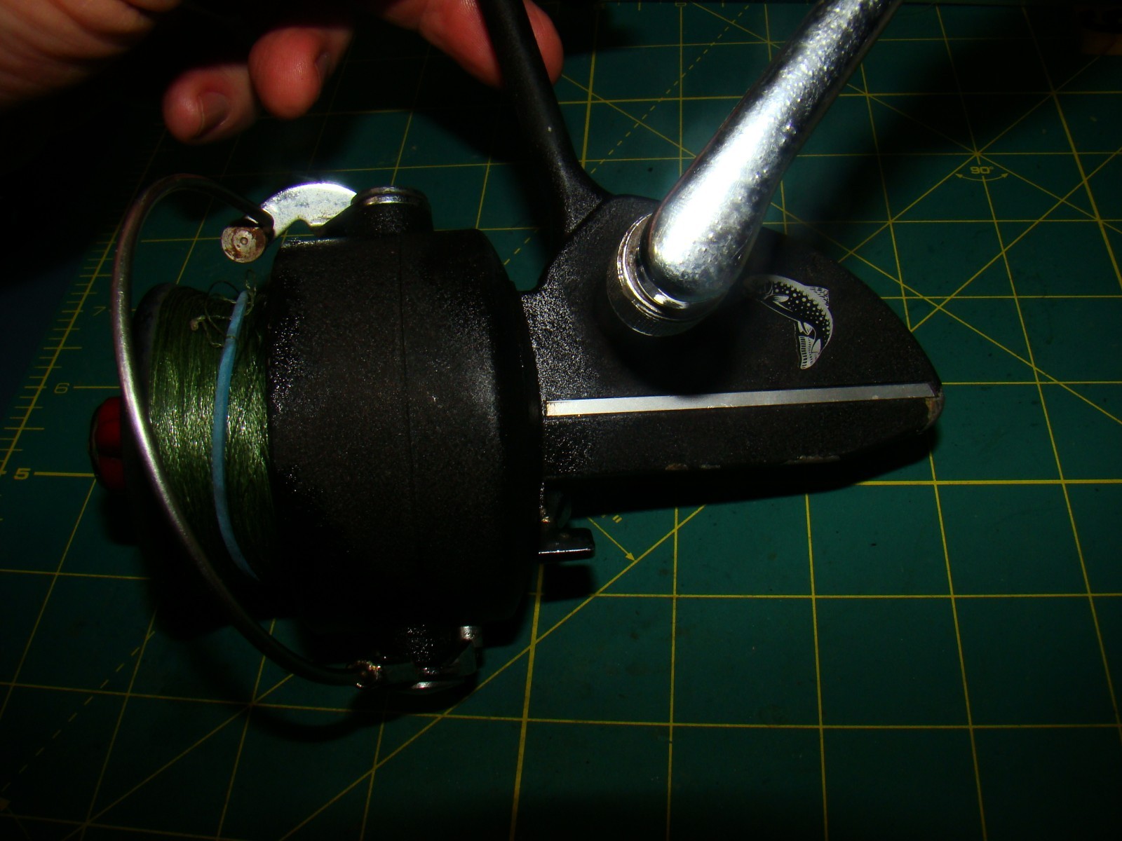 W0576 PR DAM QUICK SPINNING 330N FISHING REEL MADE IN WEST GERMANY