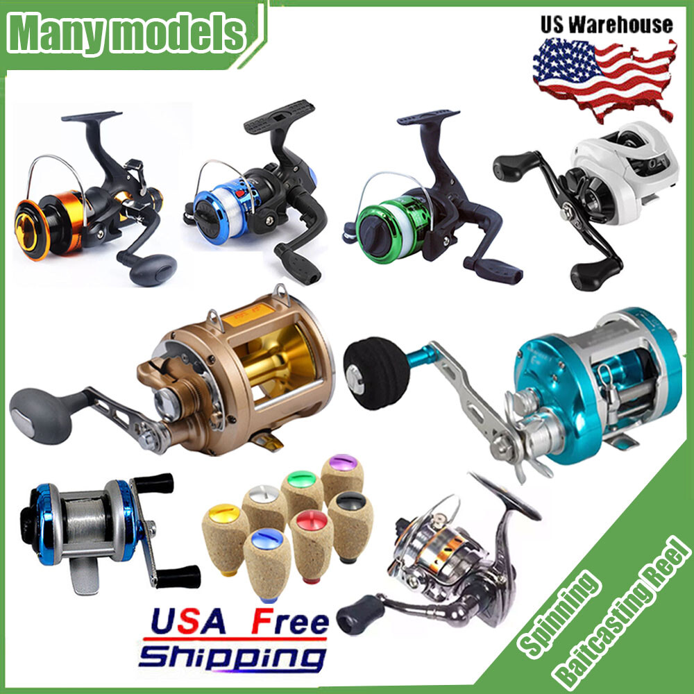 Spinning/Baitcasting Reels Fresh Saltwater Fishing Reel – Baitcaster/Handle Knob