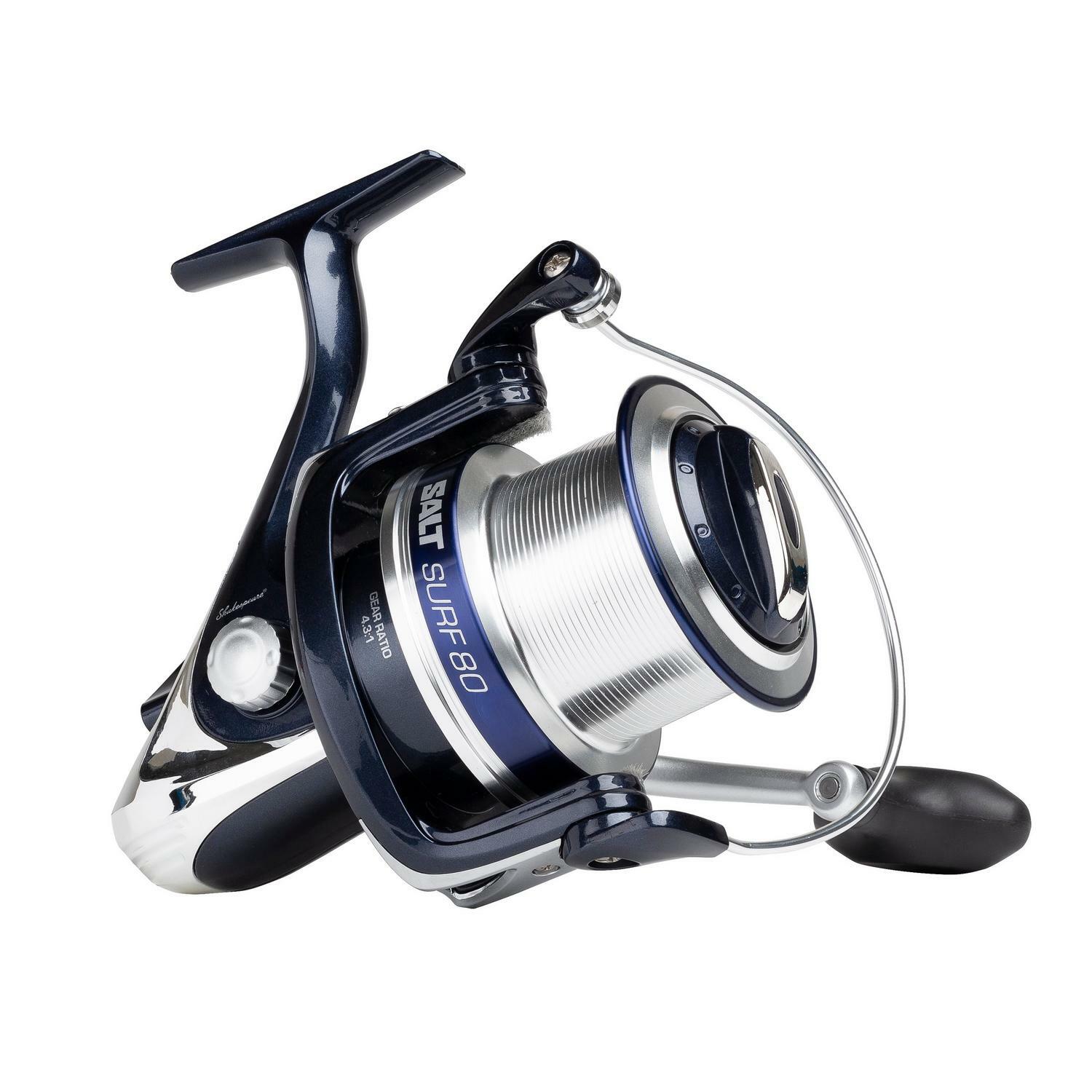 Shakespeare Salt 80 Large Sea Fishing Reel For Beach Surf Rod 8BB 1544322