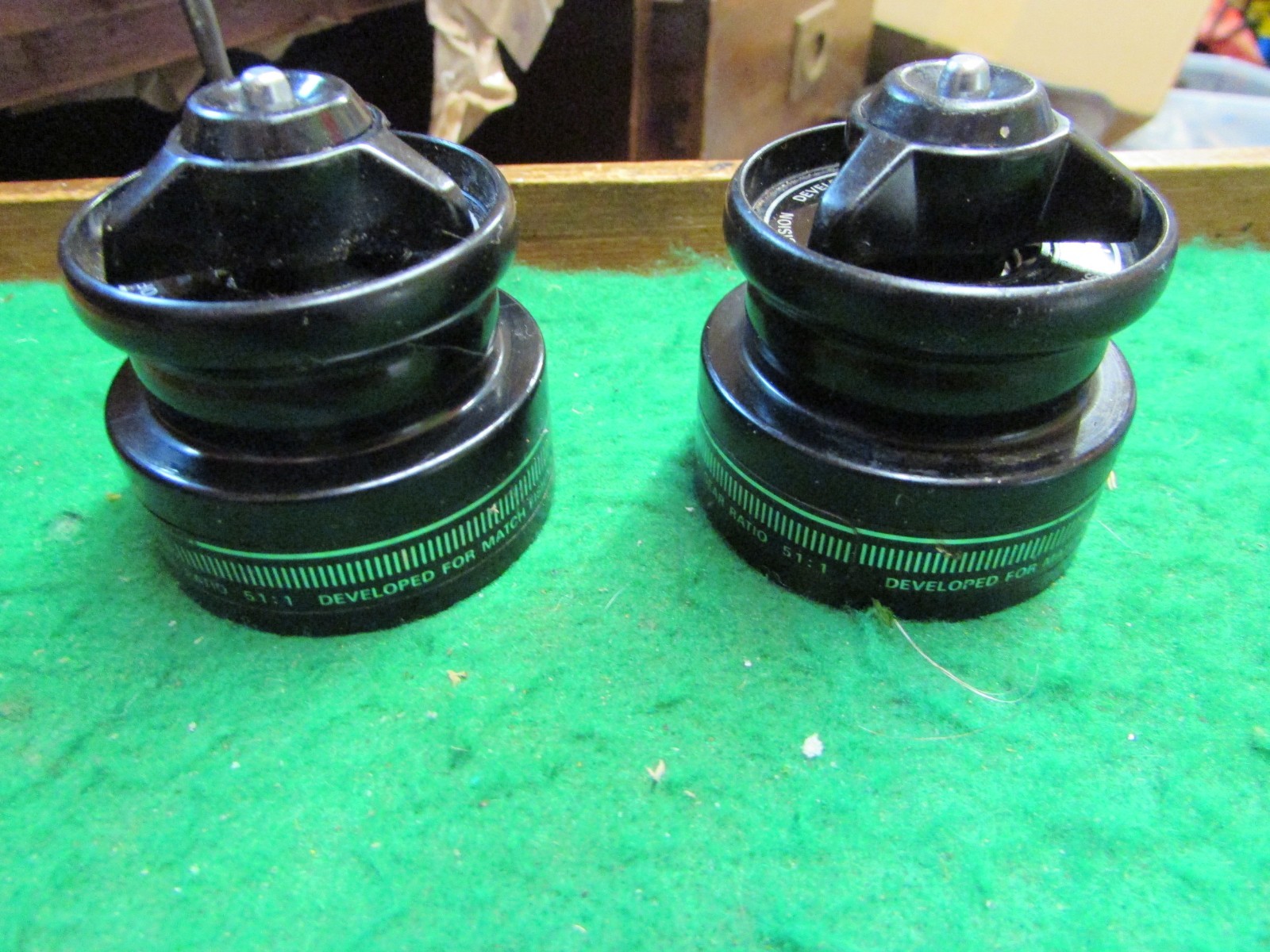DAIWA PUSH BUTTON FRONT DRAG MATCH SPOOLS REEL GAPHITE SPARE SPOOL X 2