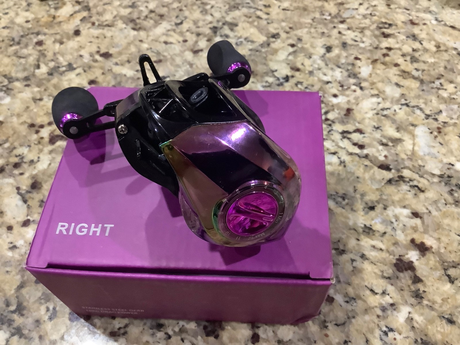baitcasting fishing reel, 19+1 ball bearing. instant anti reverse