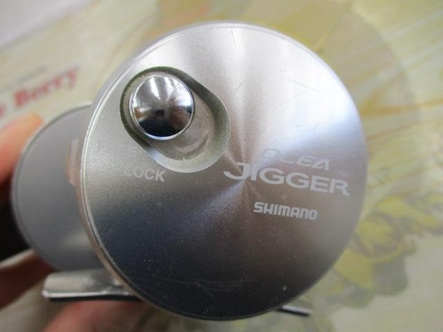 Shimano’s 11 Ocea Jigger 1000HG Right Jigging Game Reel Used custom handle