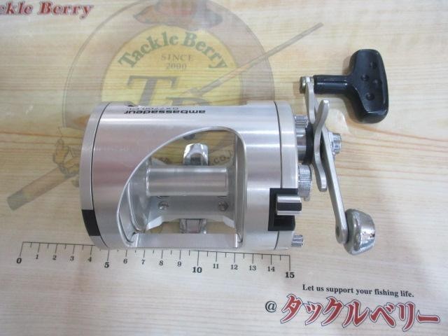 Abu Garcia Ambassador SX7700CL Fishing Reel Silver Tasted Used From Japan