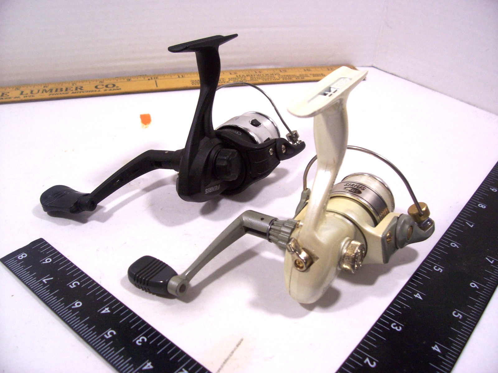 Lot of (2) Open Face Spinning Ice Fishing Reels – SENGSUN SIRIUS SR05 / FENRIS