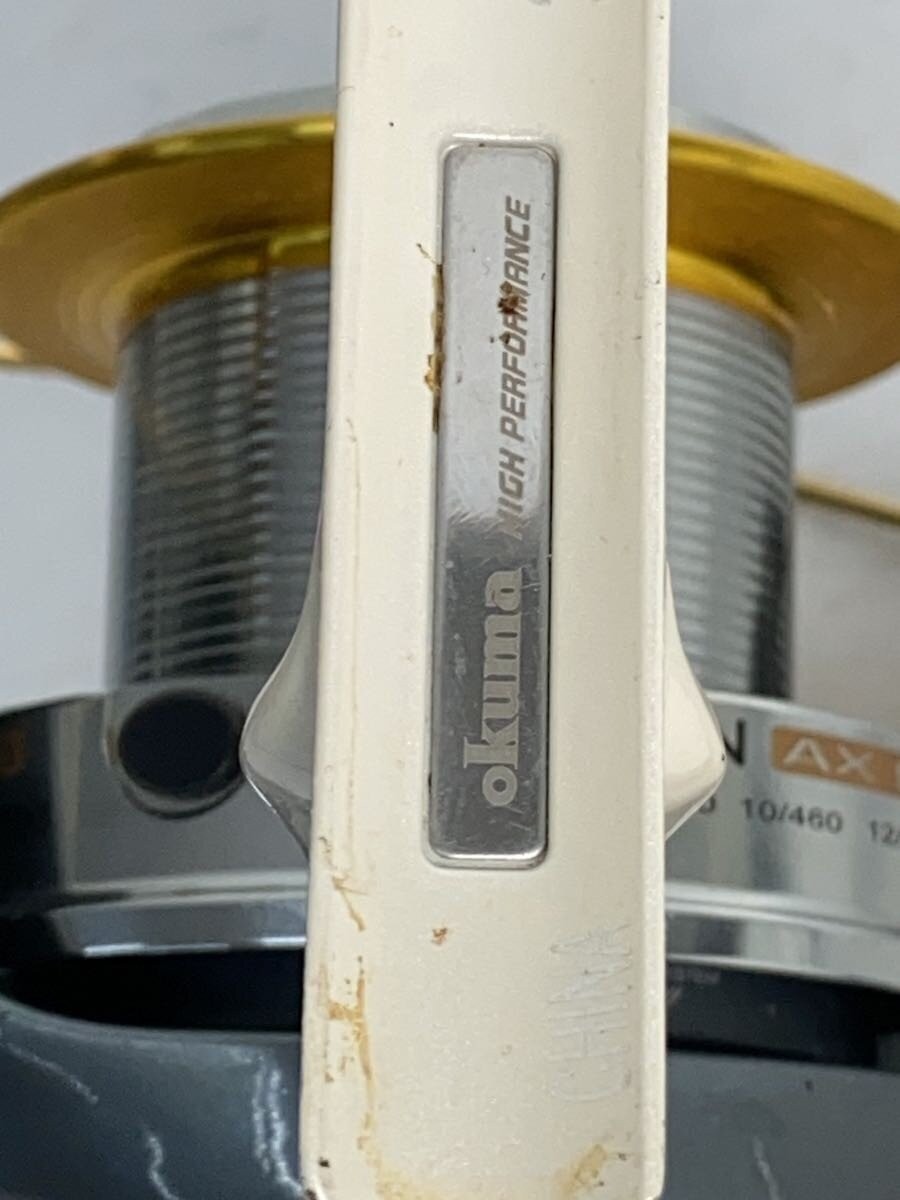 OKUMA AXEON Fishing Reel 13.4cm Width, 13.4cm Height, 15.8cm Depth