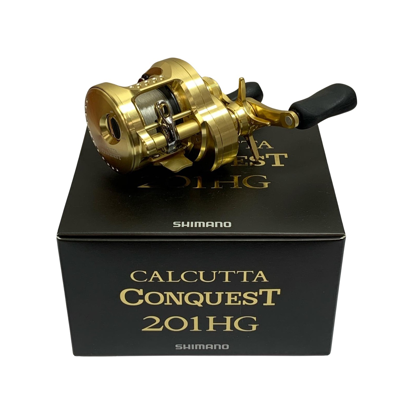 SHIMANO 21 Calcutta Conquest 201H Baitcasting Reel with Box 04239