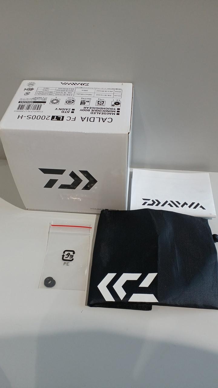 Daiwa 21 Caldia FC LT 2000S-H Spinning Reel 6.2:1 Gear 10kg Drag 9.8oz