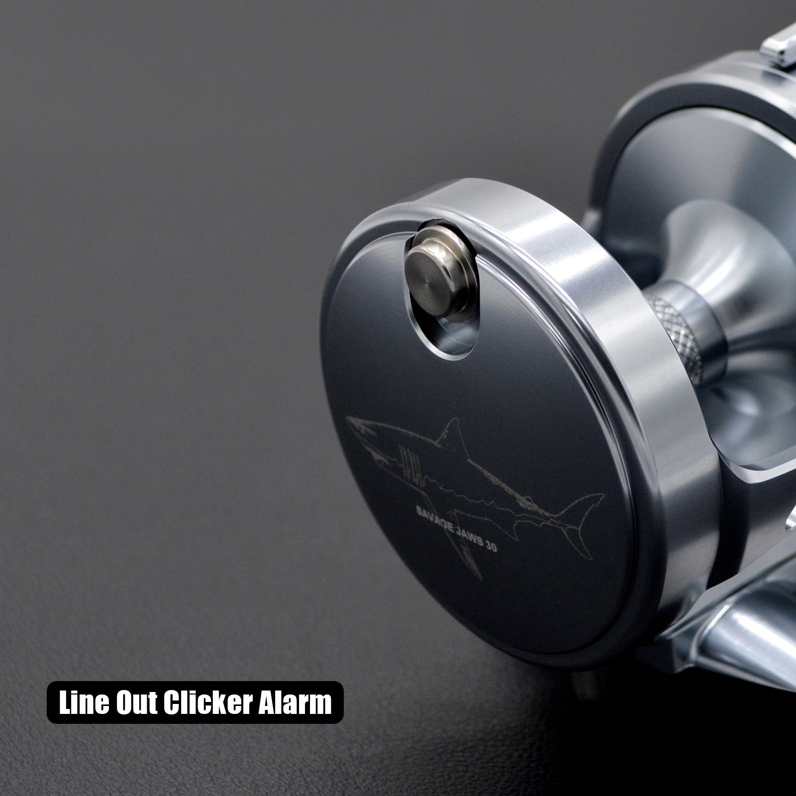 CAMEKOON Savage Jaws Trolling Fishing Reel 6.3 High Speed for Saltwater Big Game