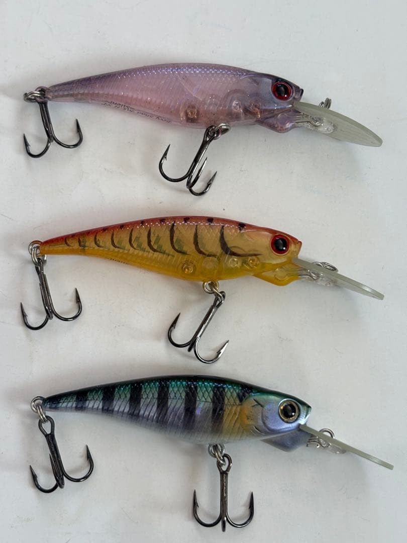 LUCKY CRAFT Baby Shad 60 SP MKII Silent Fishing lures Fly hard lures Set of 3