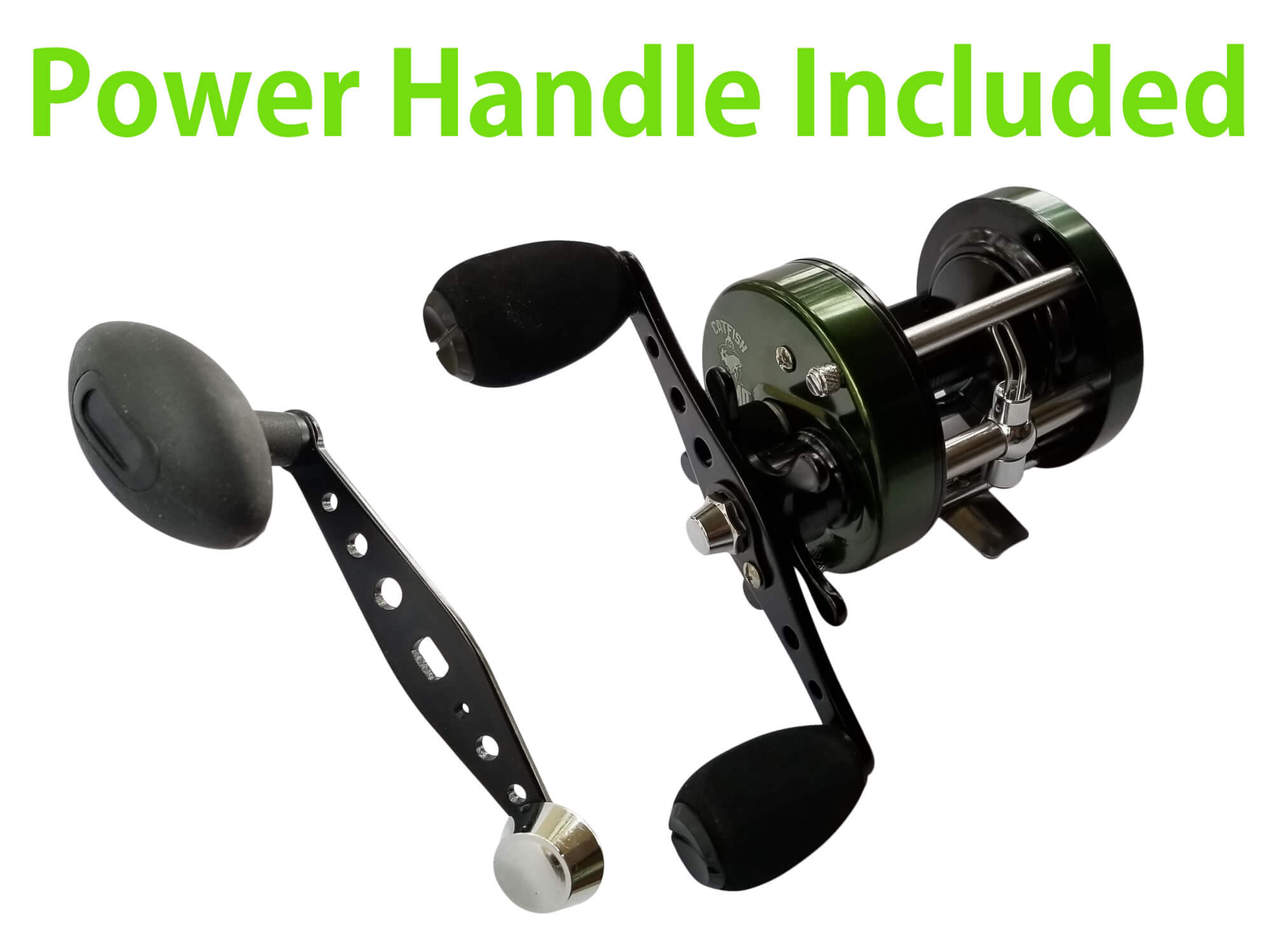 Catfish Sumo Heavyweight Championship Reel, Brass Gears, Lifetime Warranty