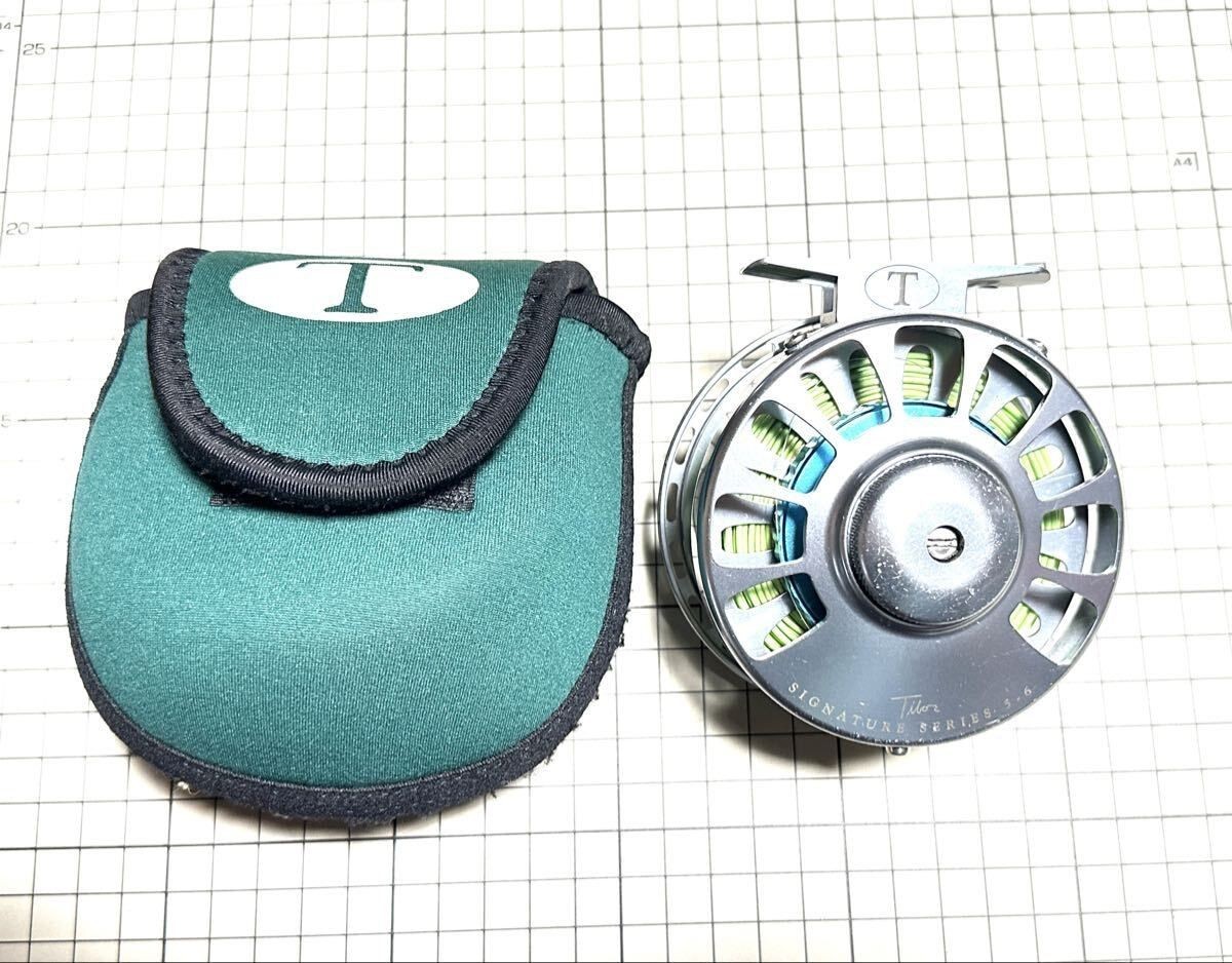 Tibor signature 5/6 Silver Fly Reel Fishing