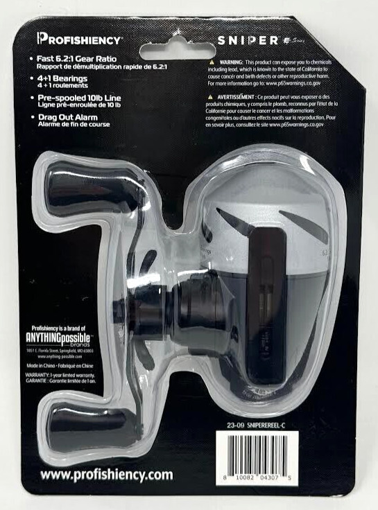 PROFISHIENCY ‚ SNIPER E SERIES ‚ SPINNING REEL ‚ RIGHT RETRIEVE ‚ 6.2:1 / 4+1