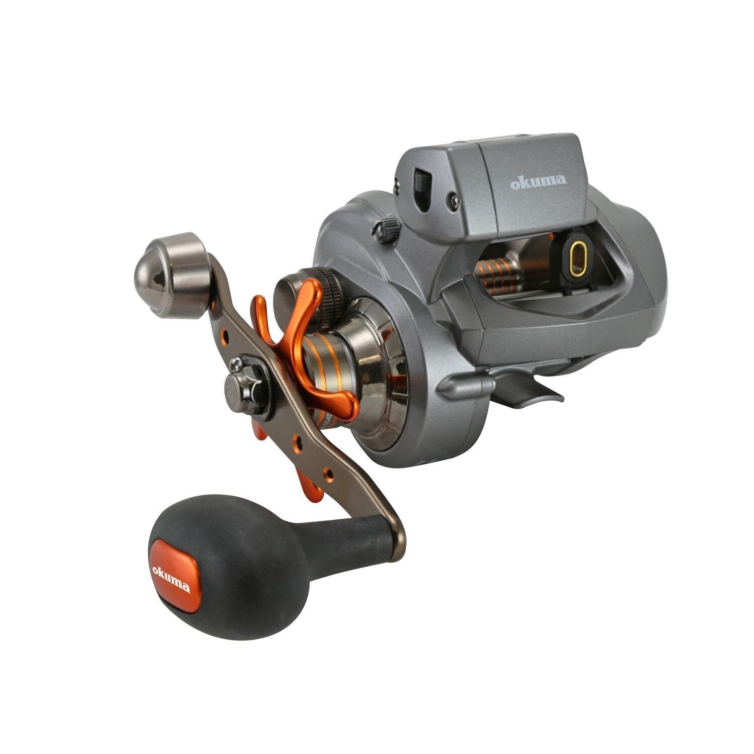 Okuma Coldwater LP Line Counter Reels Cw-354dlx (Left Hand), 150 Yds-20lb