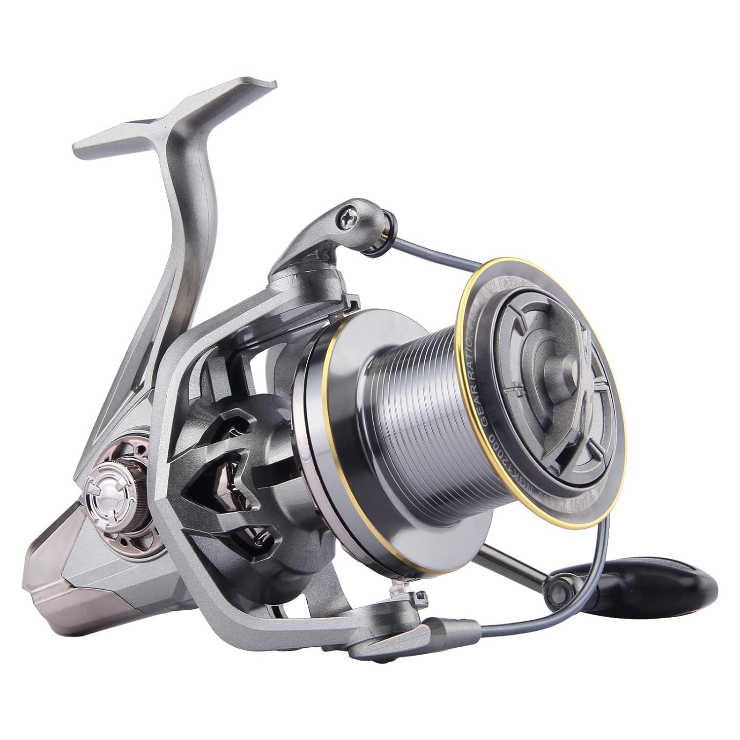 Spinning Reel 8000/9000/10000/12000/14000,6+1BB Metal Surf Fishing Reels,4.8:1 G