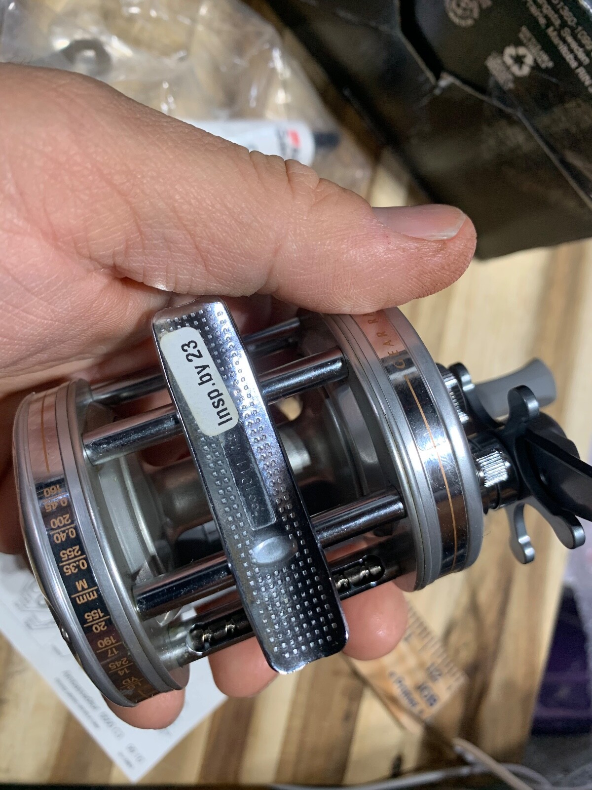 Ambassadeur 6500c3 fishing reel (new old stock) (22399)