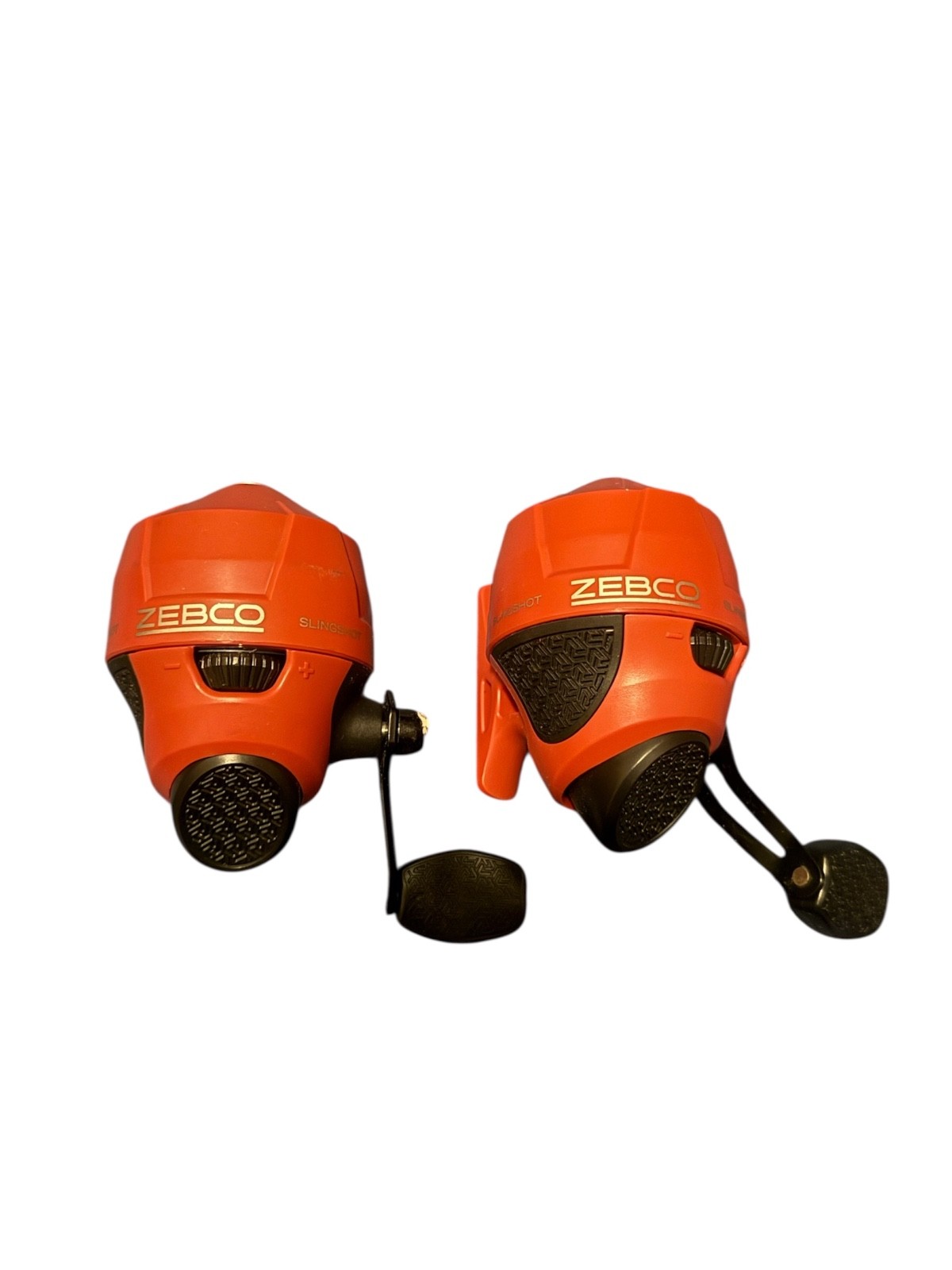 2 LOT Zebco Red Slingshot Spincast Reel